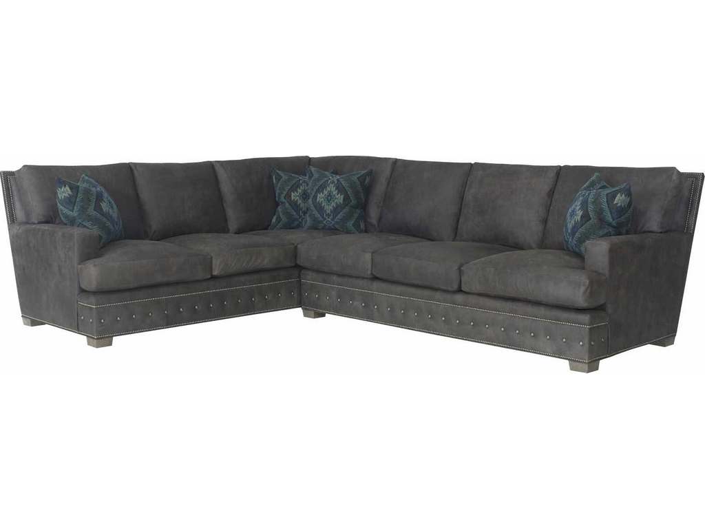 Wesley Hall L8210  Montgomery Leather Sectional