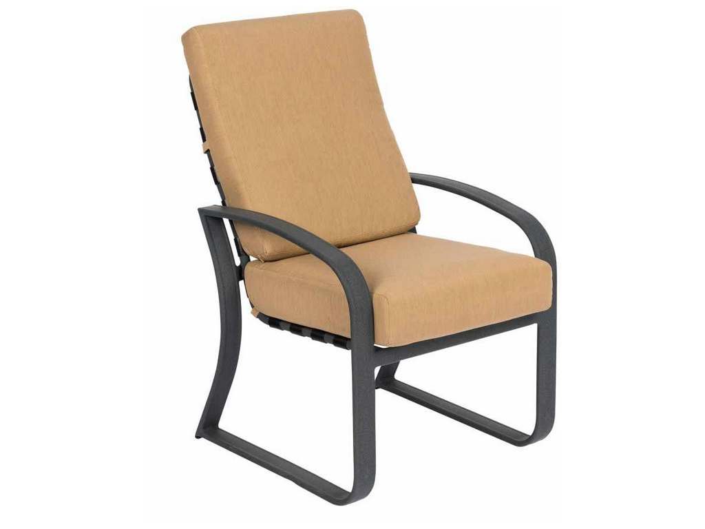 Woodard 2EM425 Cayman Isle Cushion Dining Armchair