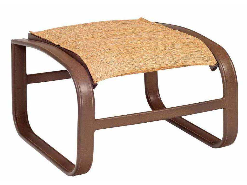 Woodard 2FH586 Cayman Isle Padded Sling Ottoman