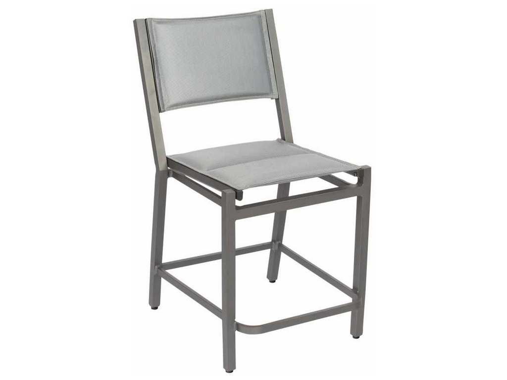 Woodard 570961 Palm Coast Padded Sling Counter Stool without Arms Woodard 570961 Palm Coast Padded Sling Counter Stool without Arms
