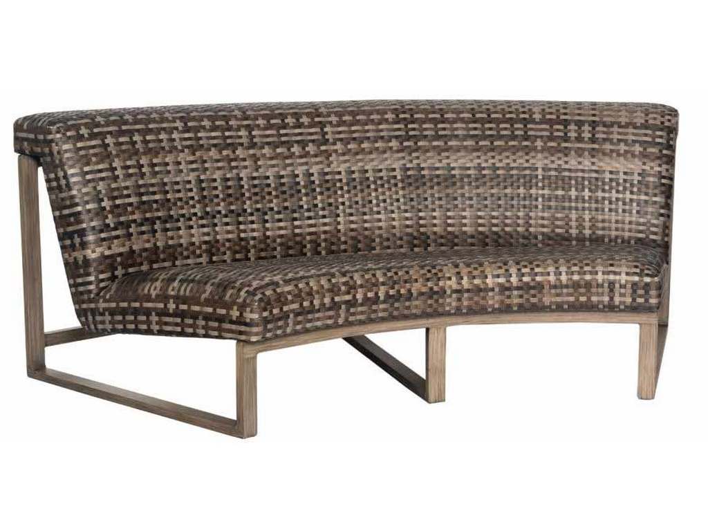 Woodard S648061 Reunion Curved Sofa