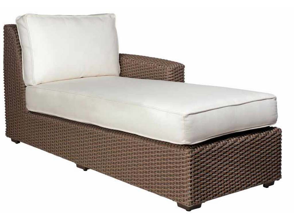 Woodard S592041R Augusta Right Arm Facing Chaise Sectional