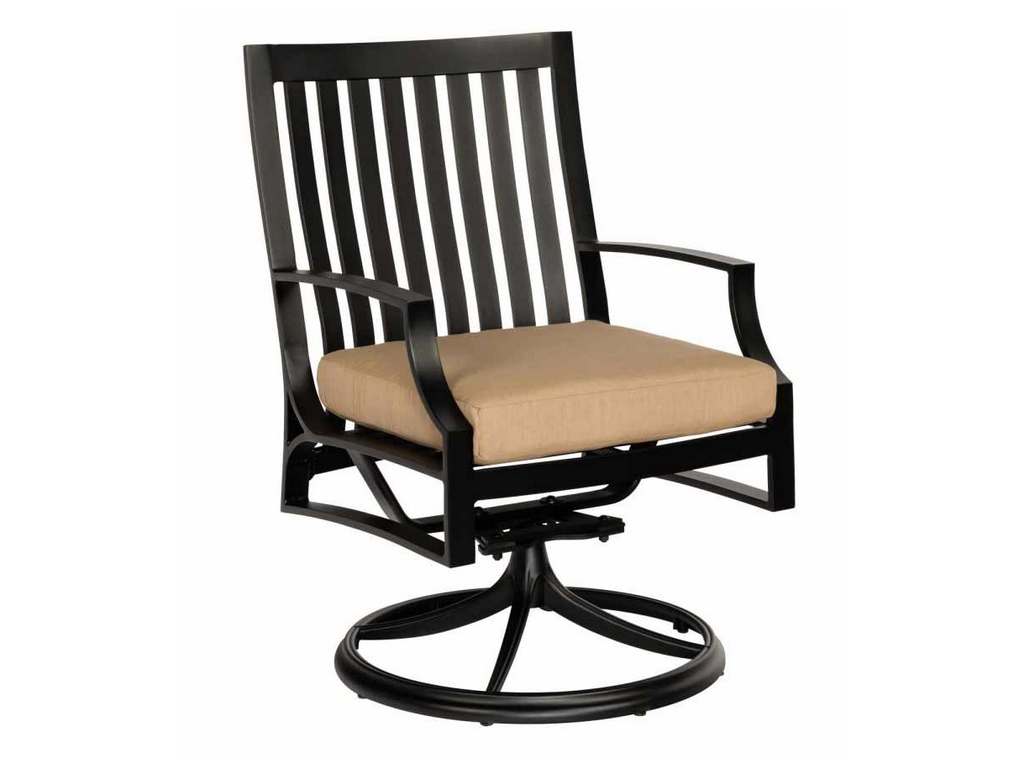 Woodard 1X0472 Seal Cove Swivel Dining Arm Chair