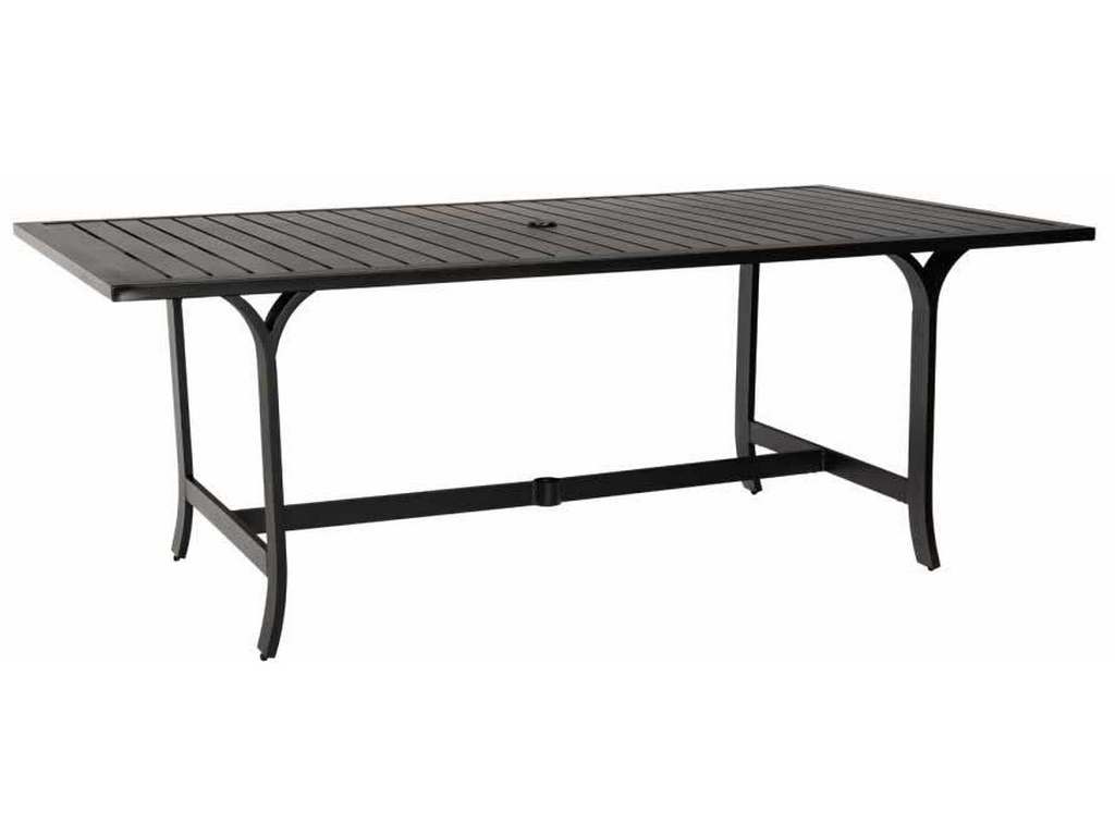 Woodard 1X0707  Rectangular Dining Umbrella Table
