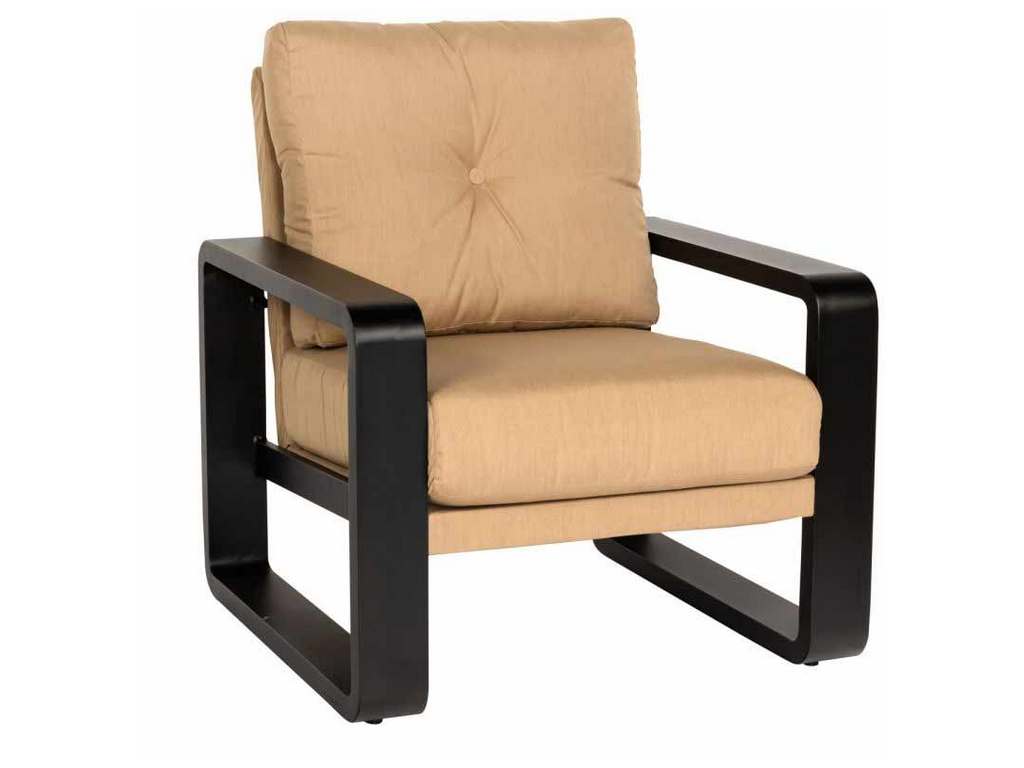 Woodard 7D0806 Vale Lounge Chair with Upholstered Back Woodard 7D0806 Vale Lounge Chair with Upholstered Back