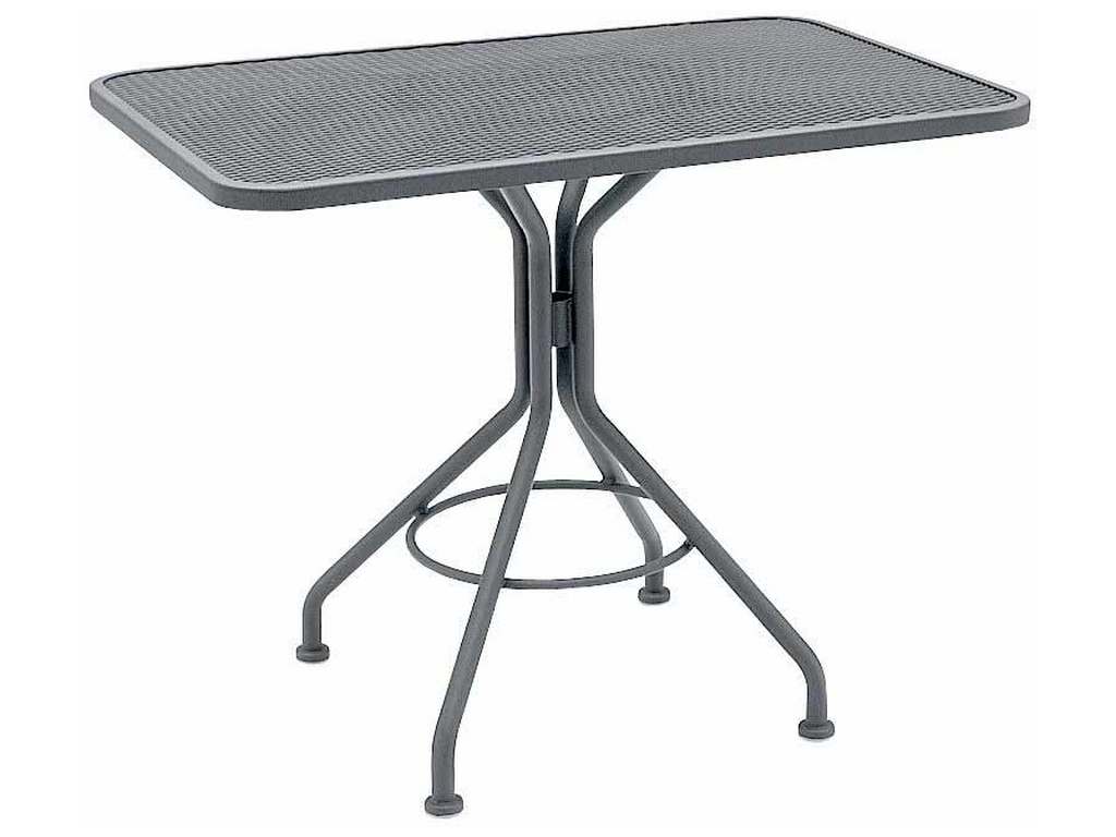 Woodard 280027  Mesh Contract+ 30 inch Square Bistro Table
