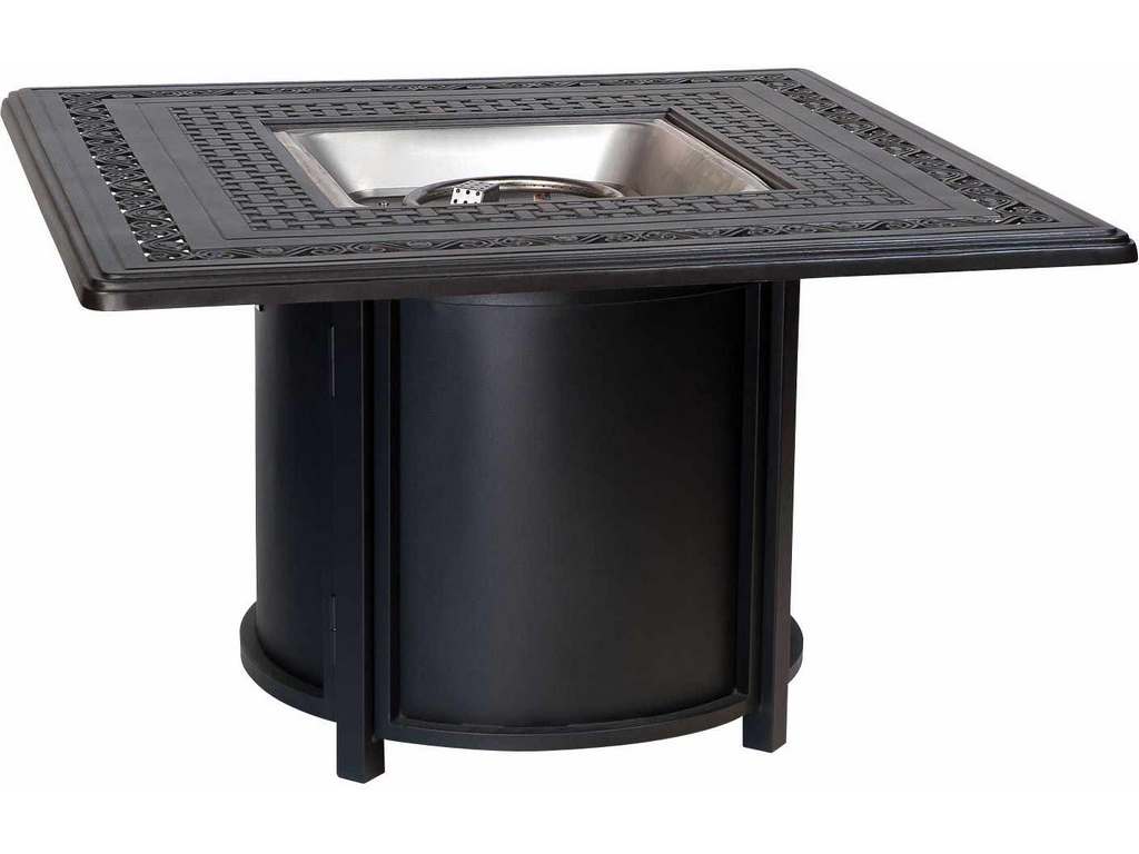 Woodard 65M741 Universal Round Fire Table Base with Square Burner