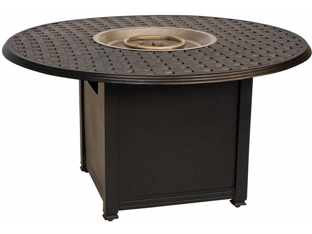 Woodard 65M748  Universal Square Fire Table Base with Round Burner