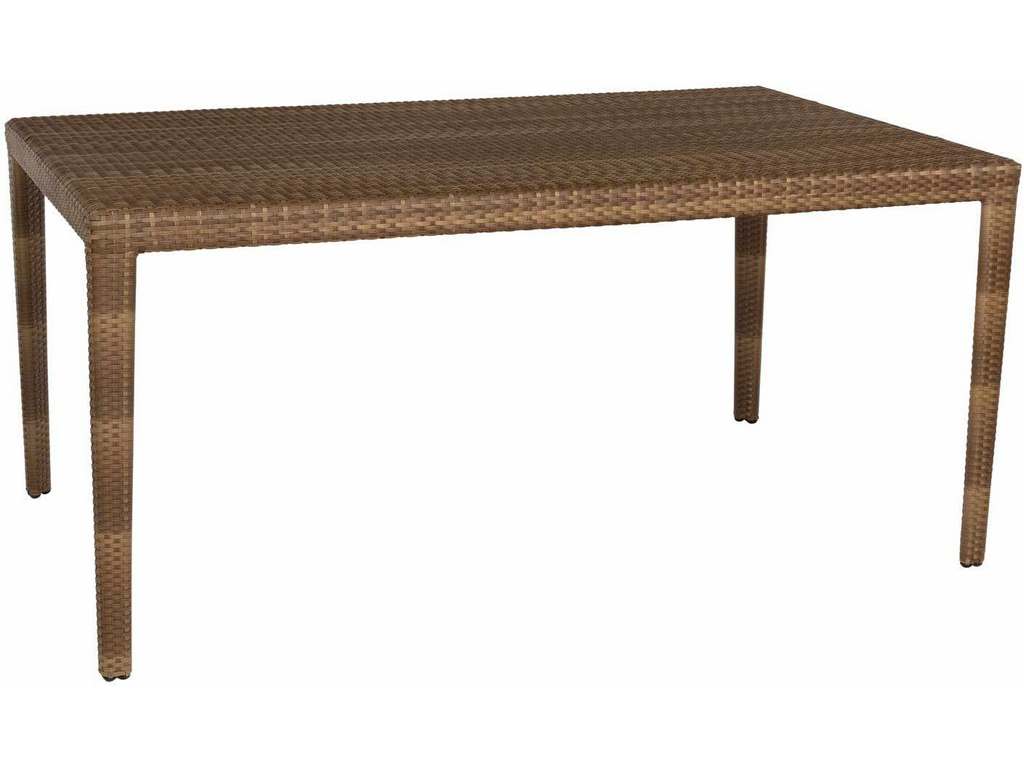 Woodard S601702 Miami 39 inch x 63 inch Rectangular Dining Table Woodard S601702 Miami 39 inch x 63 inch Rectangular Dining Table