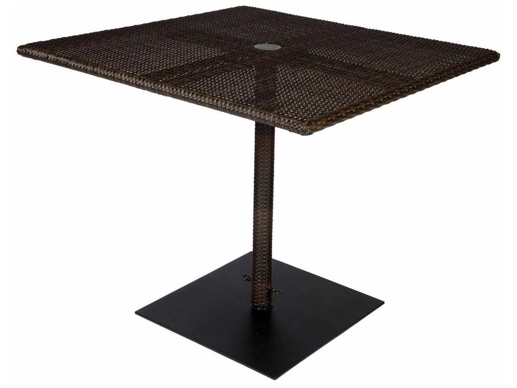 Woodard S593736  36 inch Square Umbrella Table