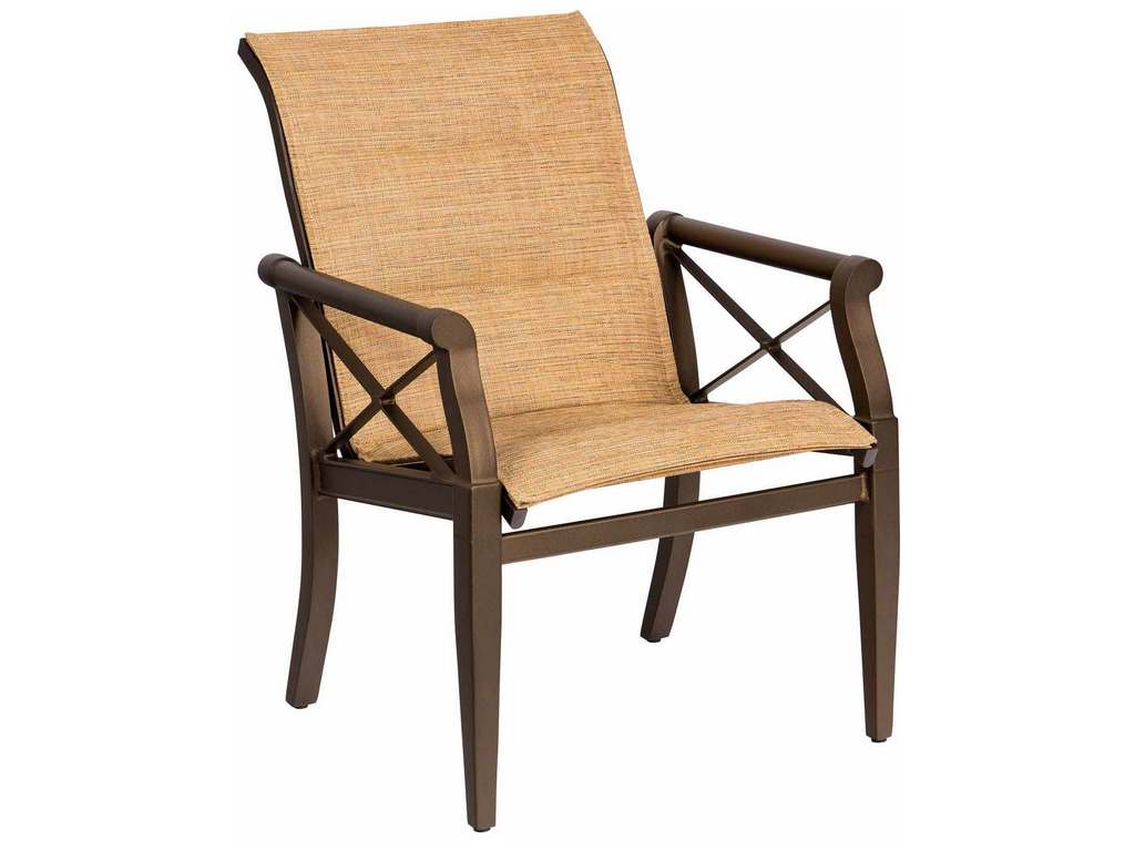 Woodard 3Q0501 Andover   Padded Sling Dining Armchair