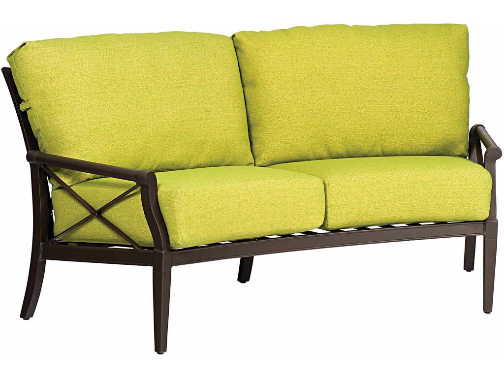 Woodard 510463 Andover   Crescent Love Seat