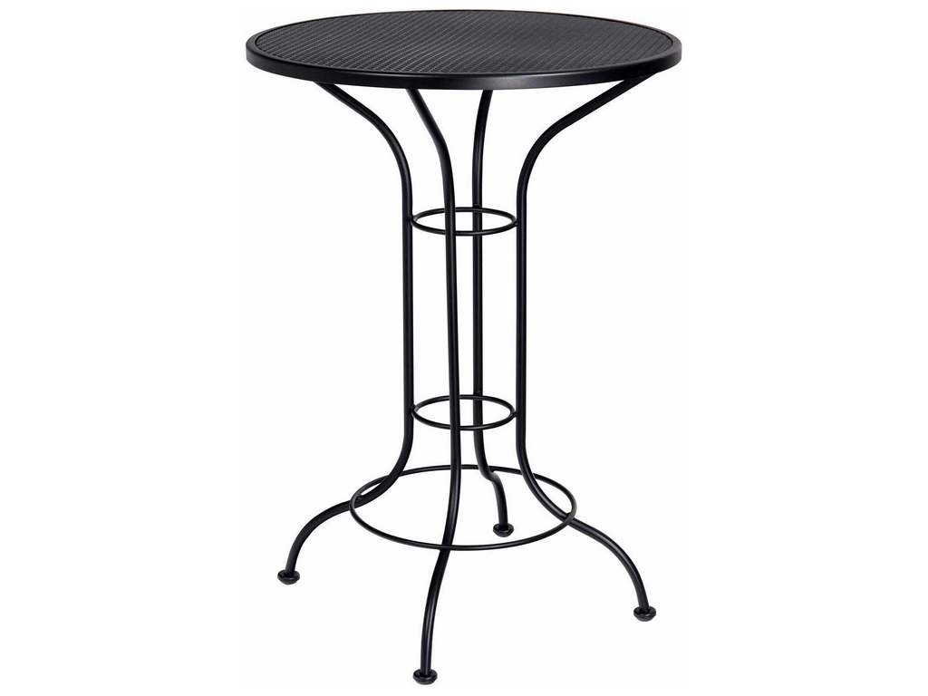 Woodard 190056  Mesh Top 30 inch Round Bar Height Table
