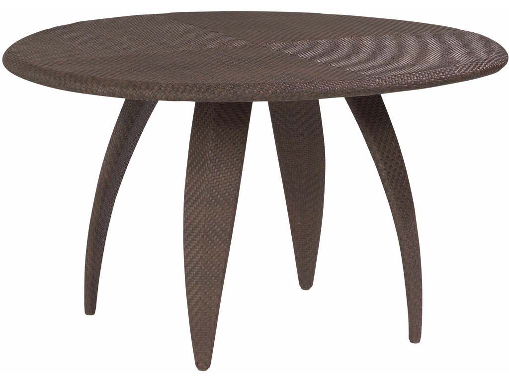 Woodard S533702  Bali 48 inch Round Woven Top Table