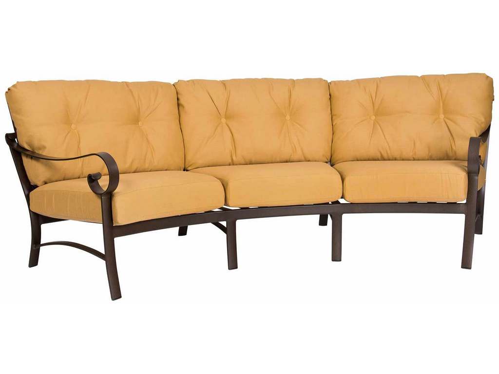 Woodard 690464M Belden Cushion Crescent Sofa