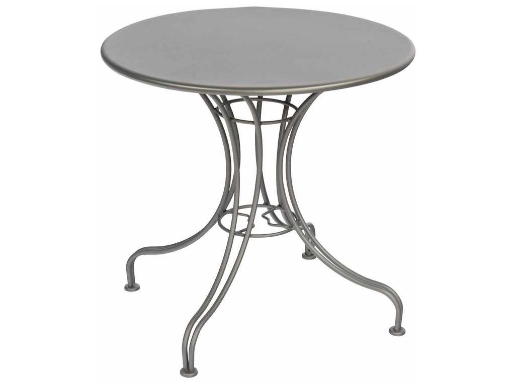 Woodard 13L4RD30  Solid Iron 30 inch Round Bistro Table with Universal Base