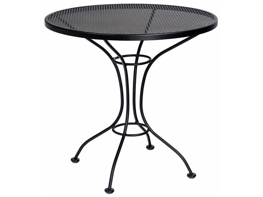 Woodard 380134  30 inch Round Mesh Top Bistro Table