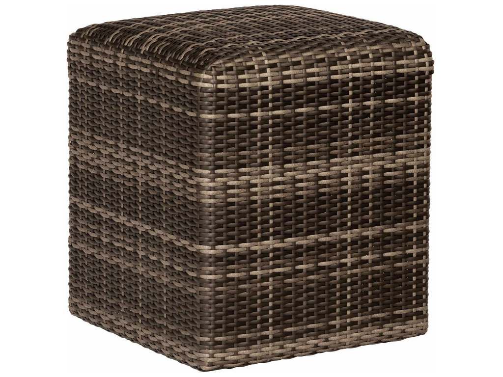 Woodard S508921 Canaveral Reticulated Cube in Charcoal Gray Woodard S508921 Canaveral Reticulated Cube in Charcoal Gray