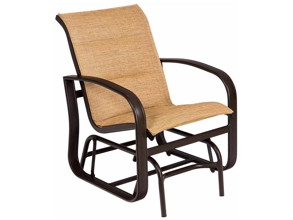 Woodard 2FX578 Cayman Isle Padded Sling Gliding Chair
