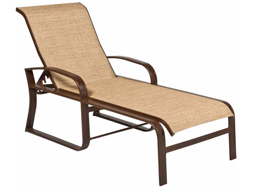Woodard 2FH470 Cayman Isle Sling Adjustable Chaise Lounge