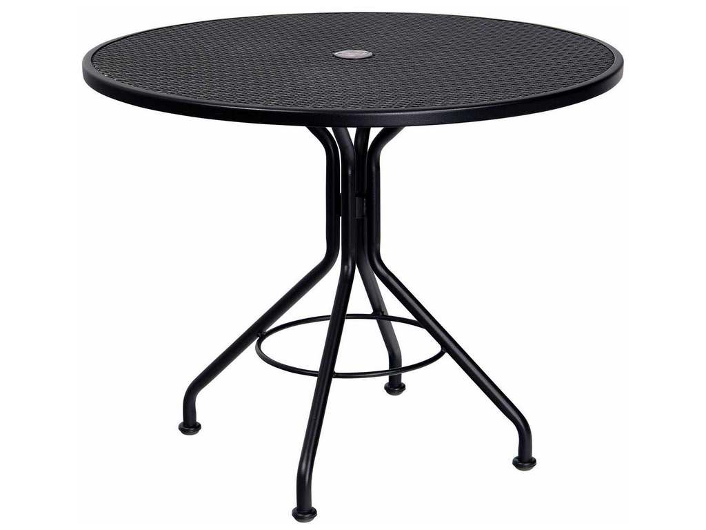 Woodard 280136  Mesh Contract+ 42 inch Round Umbrella Table