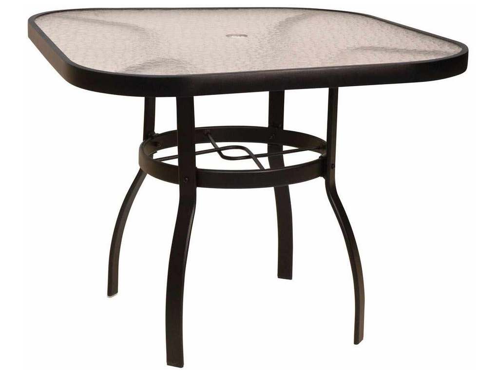 Woodard 826137W Deluxe 36 inch Square Umbrella Table Woodard 826137W Deluxe 36 inch Square Umbrella Table