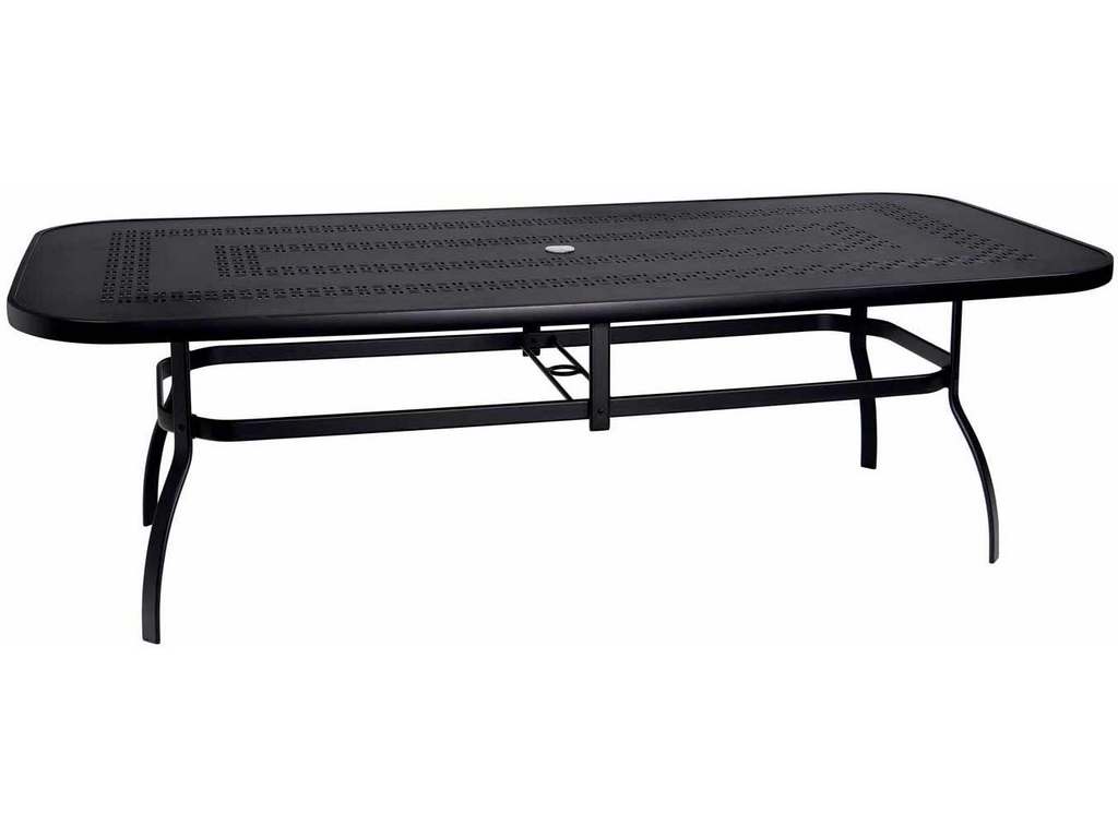 Woodard 820190A Deluxe 44 inch x 90 inch Rectangular Dining Table with Trellis Top Woodard 820190A Deluxe 44 inch x 90 inch Rectangular Dining Table with Trellis Top