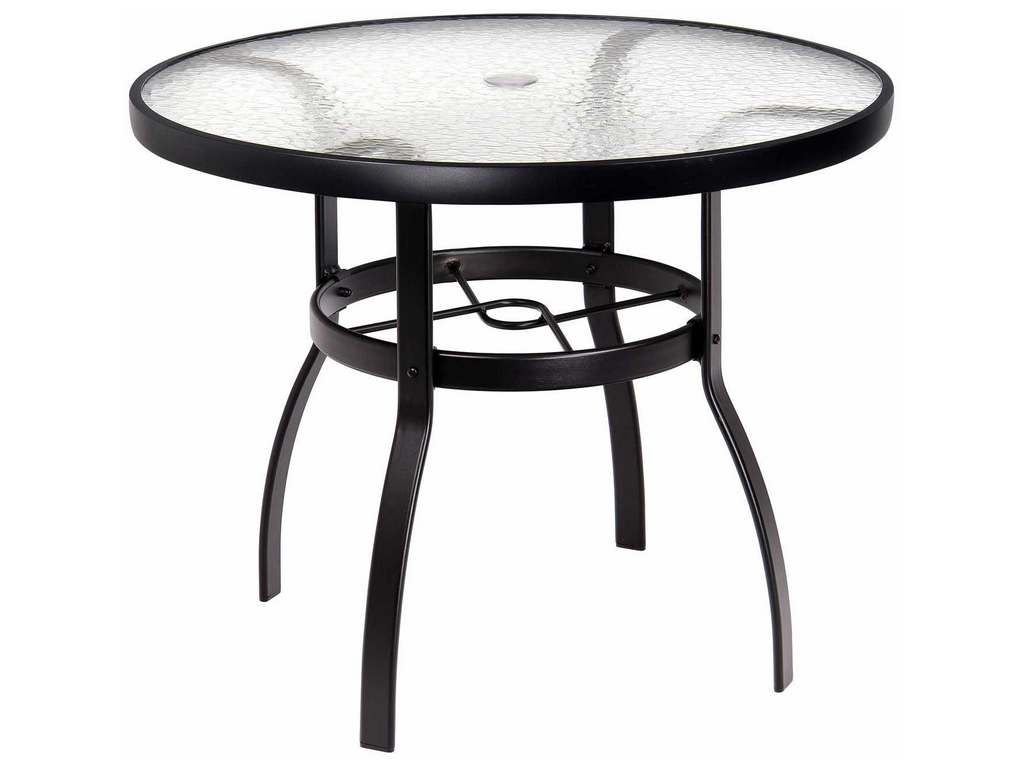 Woodard 822136W  Deluxe 36 inch Round Umbrella Table