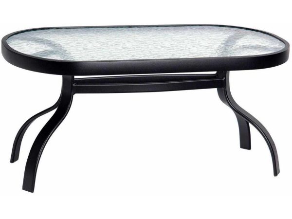Woodard 826452W  Tables Accessories and Bases Deluxe 19 inch x 37 inch Coffee Table