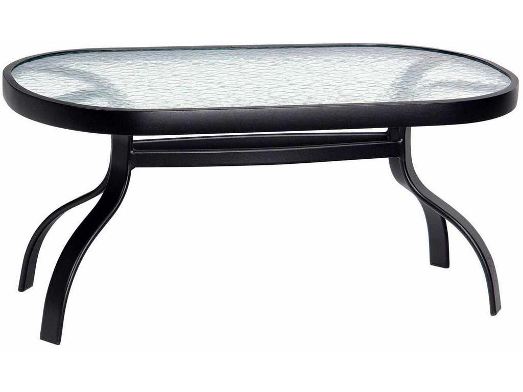 Woodard 826452W  Tables Accessories and Bases Deluxe 19 inch x 37 inch Coffee Table