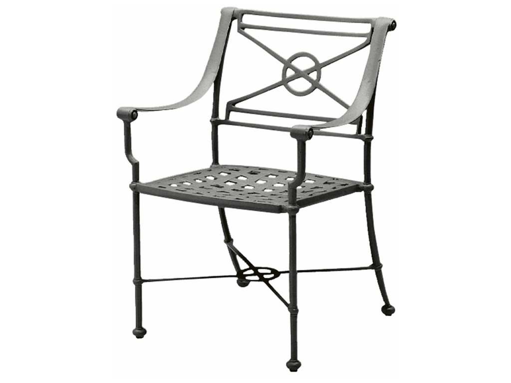 Woodard 850410 Delphi Dining Arm Chair without Cushion