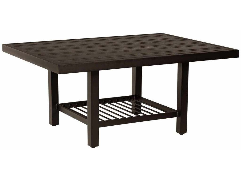 Woodard 4V4500  02645 Tri Slat Complete Tables Rectangular Coffee Table