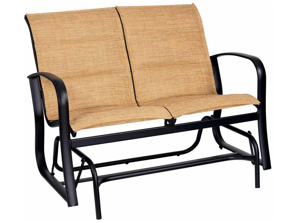 Woodard 2P0573 Fremont Padded Sling Gliding Loveseat
