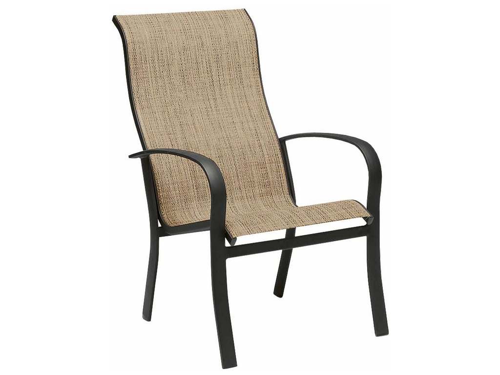 Woodard 2PH426 Fremont High Back Dining Arm Chair Stackable