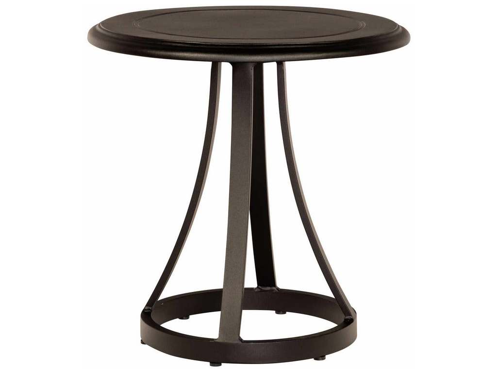 Woodard 5Y2200  09222 Solid Cast Complete Tables Round End Table