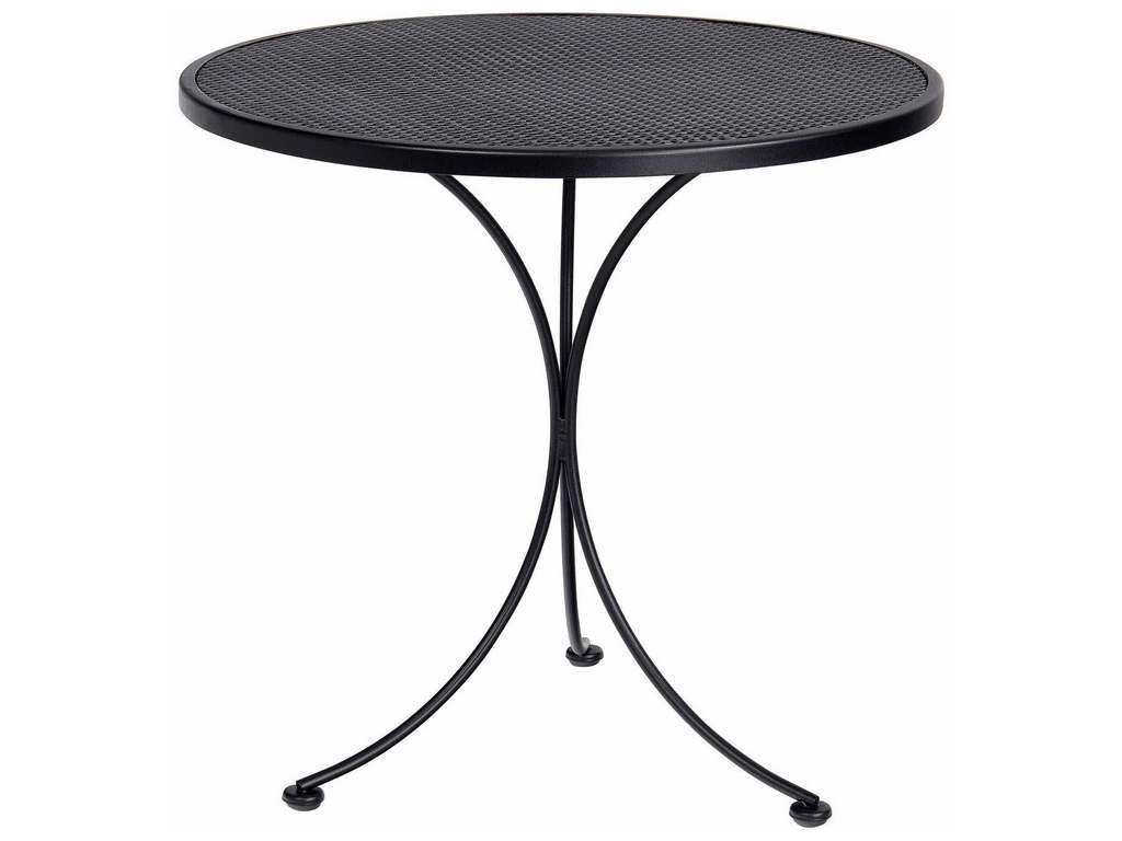 Woodard 190134  Mesh Top Set-Up30 inch Round Bistro Table