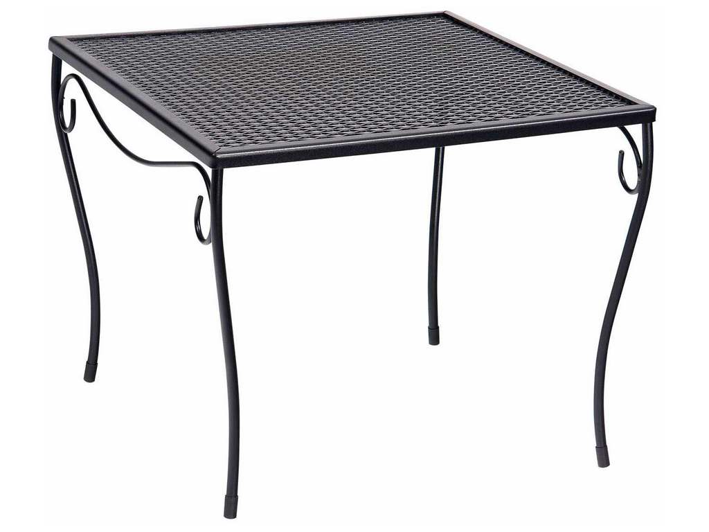 Woodard 190214  Mesh Top Large Square End Table
