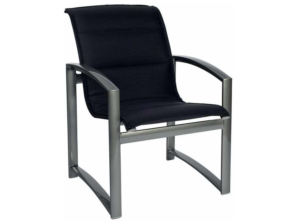 Woodard 320501 Metropolis   Padded Sling Dining Armchair