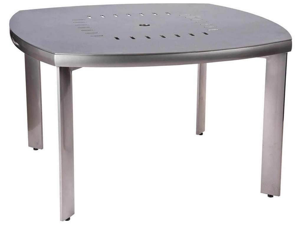 Woodard 3248BT  Square Round Umbrella Table