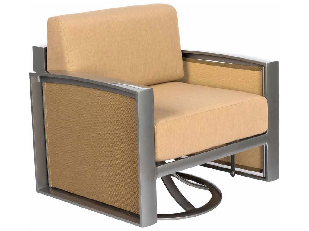 Woodard 3G0279 Metropolis Gliding Swivel Lounge Chair