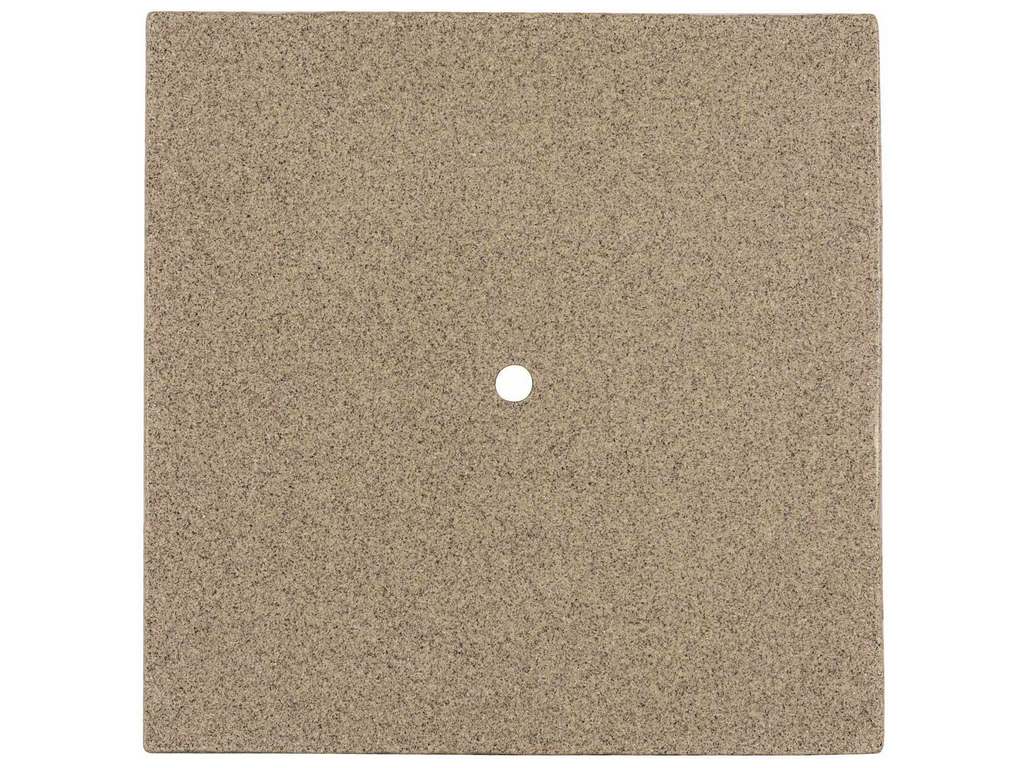 Woodard 0MC37  Oatmeal 36 inch Square Fiberglass Faux Granite Top