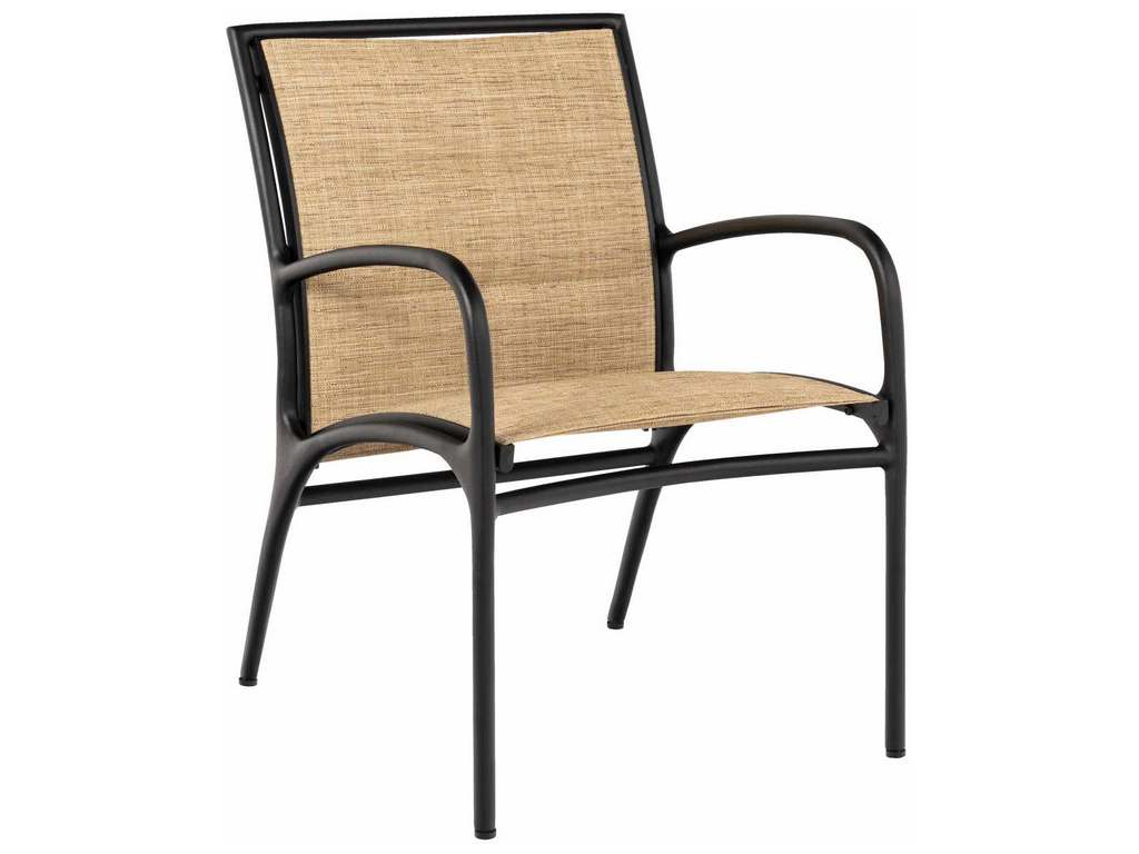 Woodard 990501 Orion   Padded Sling Dining Armchair
