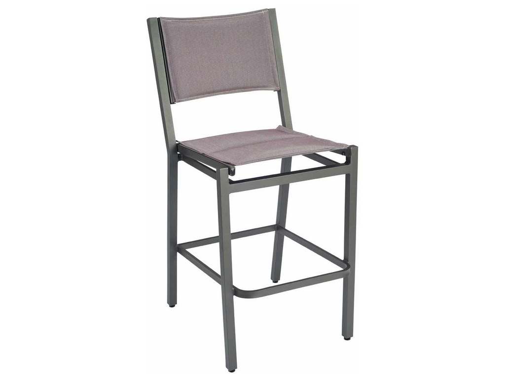 Woodard 570581 Palm Coast Padded Sling Bar Stool without Arms