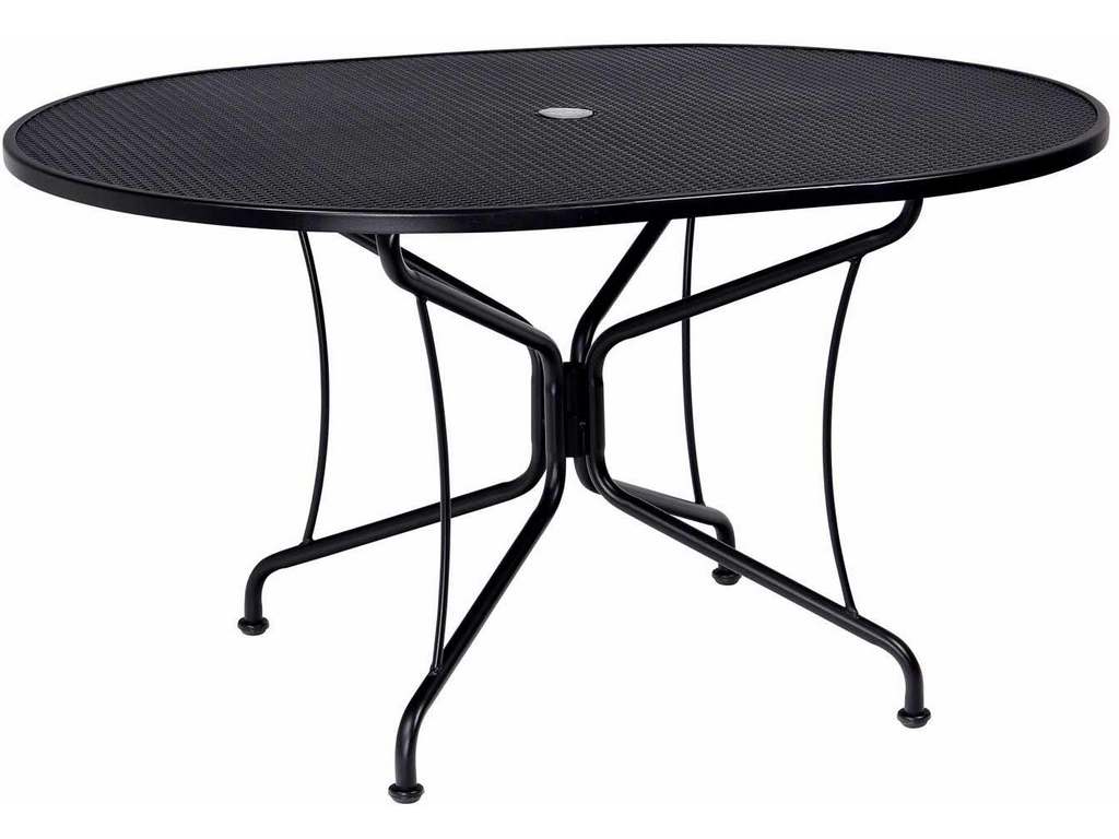 Woodard 190303  Premium Mesh RTA 42 inch x 54 inch Oval Umbrella Table