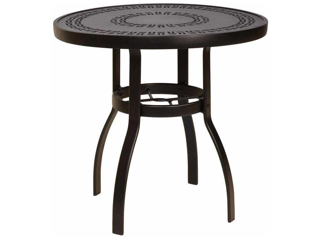 Woodard 826030A  Deluxe 30 inch Dining Table with Trellis Top