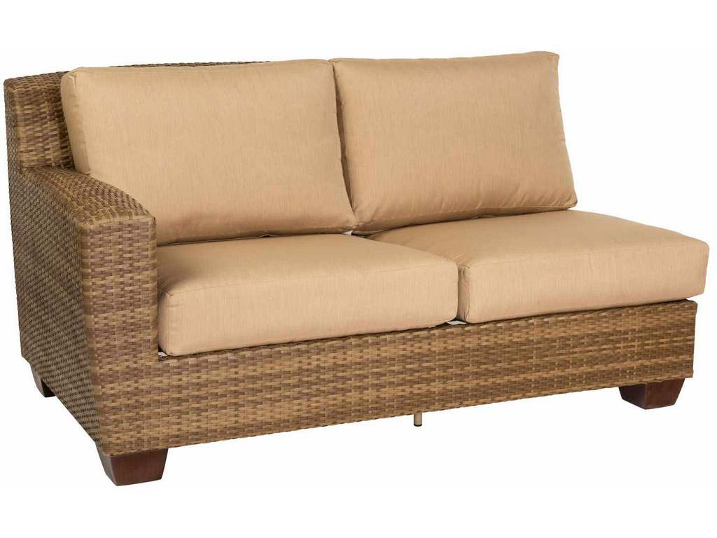 Woodard S523021L Saddleback Left Arm Facing Love Seat Sectional