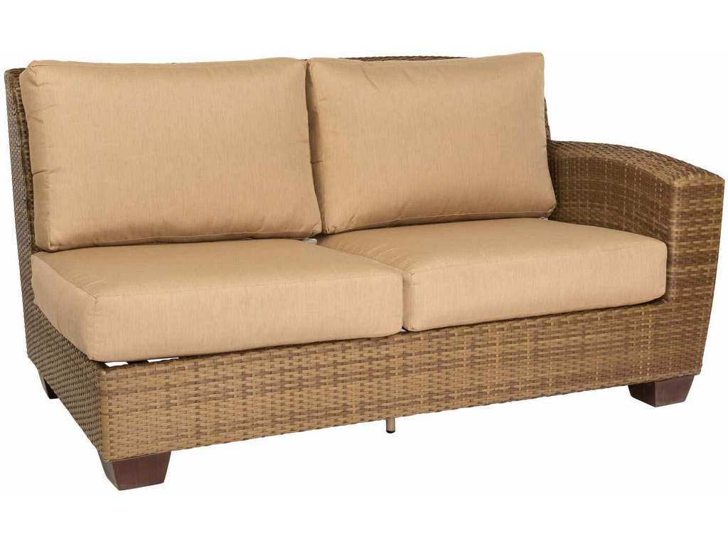 Woodard S523021R Saddleback Right Arm Facing Love Seat Sectional
