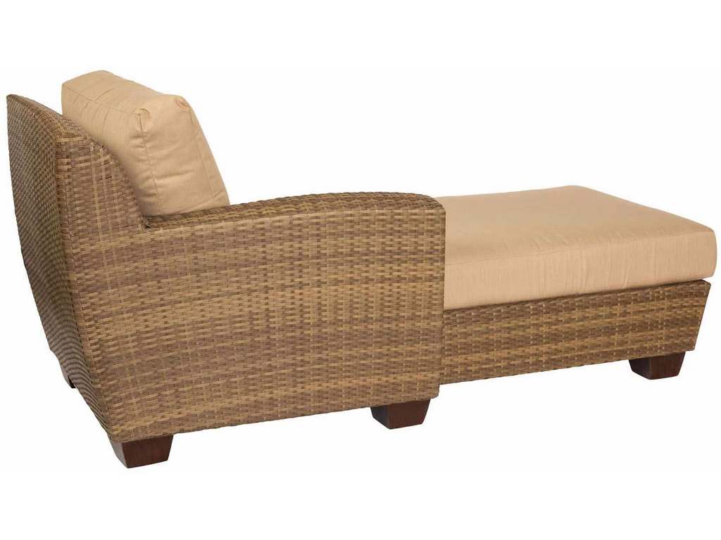 Woodard S523041L Saddleback Left Arm Facing Chaise Lounge Sectional