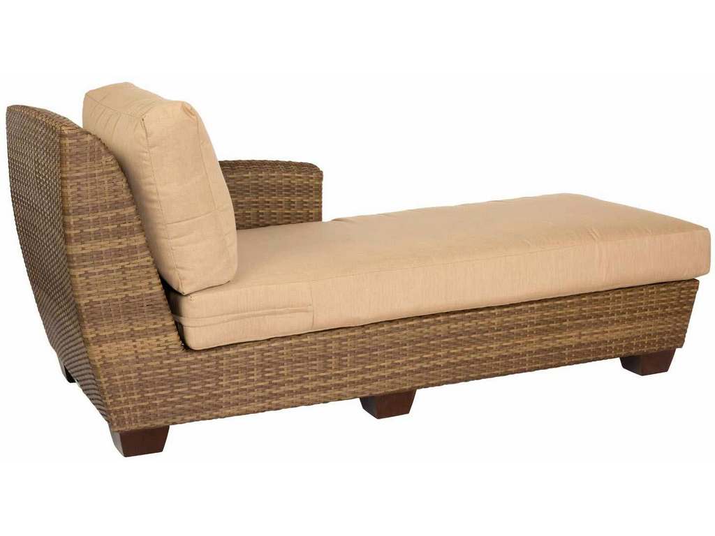 Woodard S523041R Saddleback Right Arm Facing Chaise Lounge Sectional