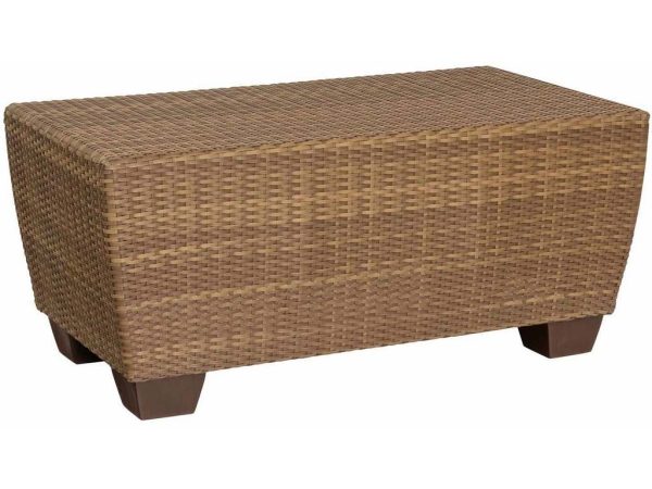 Woodard S523213 Saddleback Rectangular Coffee Table